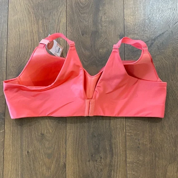 Cacique No-Wire Lightly Lined Full-Coverage Bra 46B Coral (NWT) - Picture 4 of 8